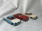 Vintage 1960’s Corgi Toys Diecast 3 Car Lot Aston Martin Mercedes Triumph Repair