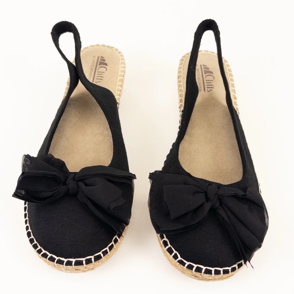 Sandalias para mujer Cliffs by White Mountain alegres negras talla 9M nuevas en caja Foto 2 de 4