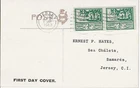 1943 (1 June) Jersey 0.5d Views On Scarce Rozel Lane, Jersey Postcard FDC