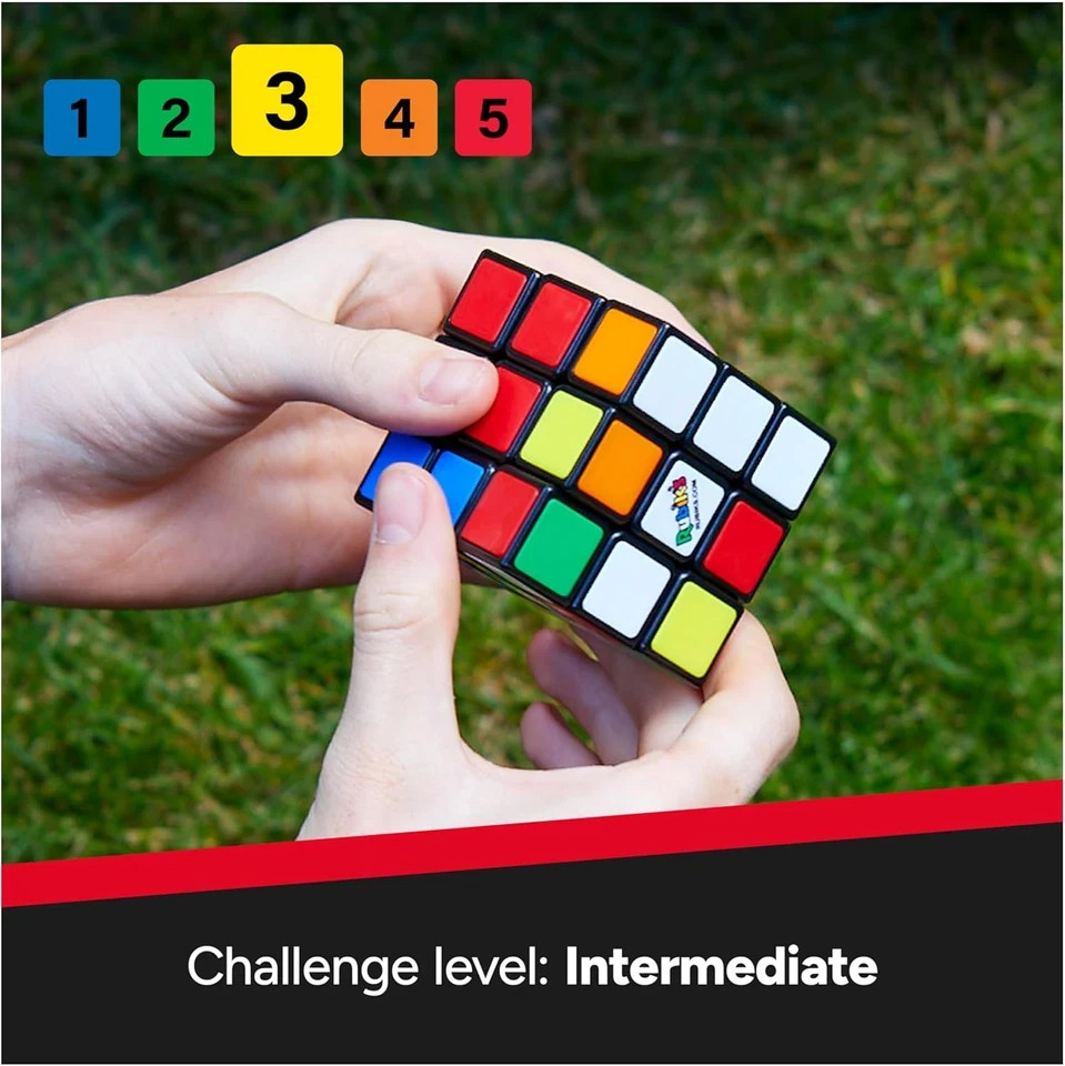 Original 3x3 Rubik’s Cube Brain Teaser Color-Matching Fidget Puzzle for ...