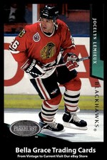 1993-94 Parkhurst Jocelyn Lemieux #43 Chicago Blackhawks NHL Hockey 