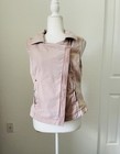 Marrakech Pink Moto Asymmetrical Zip Vest Size S — photo 7