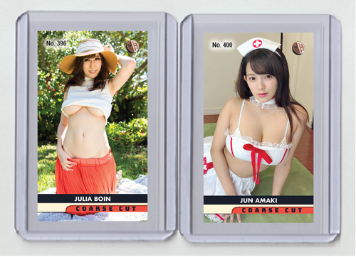 Jun Amaki Coarse Cut rare MH #'d 2/3 Tobacco card no. 400