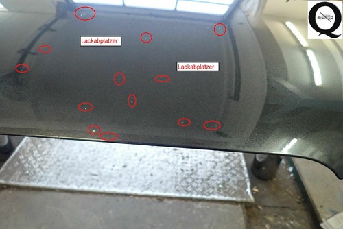 Motorhaube Audi A4 Avant 2.0 TDI DPF B8 Farbe Lavagrau metallic Bj 2010 - Bild 3 von 11