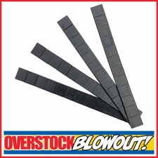 Plombco StickPro Value Line Black Steel 1/4 oz Stick-On