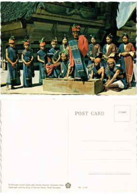 CPM AK INDONESIA North Sumatra Sigale-gale dancing group at Samosir (694563)