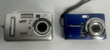 Lot of 2 Digital Cameras - Kodak EasyShare CX7430  Polaroid i1037