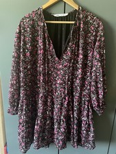 Zara floral flare dress size XL(14/16)