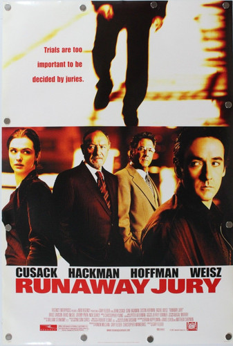 Runaway Jury 2003 Double Sided Original Movie Poster 27" x 40"