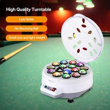 Automatic Pool Balls Cleaner/Snooker Cleaner 16 Balls Billiard Polisher USA
