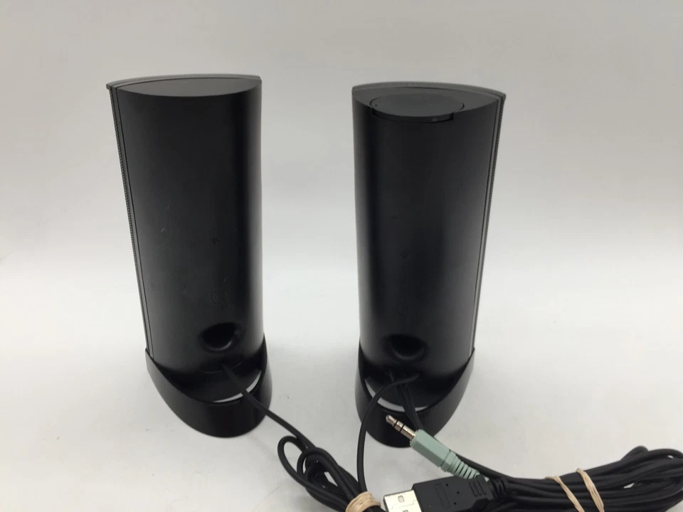 Black Dell AX210 USB Powered Multimedia Speaker System FREE SHIPPING - Image 3 of 4