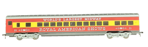 4 HO CON-COR ROYAL AMERICAN SHOWS PASSENGER CARS PUT TOGETHER KITS-FREE SHIP - Picture 10 of 17