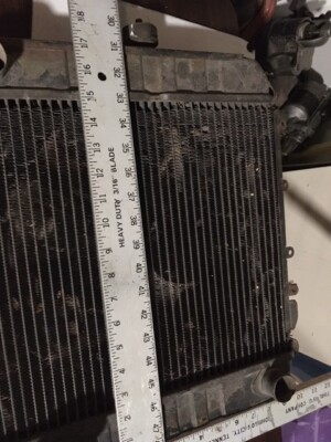 Vintage OEM Copper & Brass Radiator. | eBay
