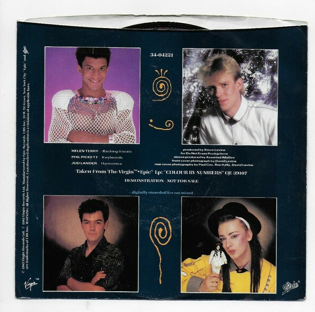 CULTURE CLUB☆Karma Chameleon☆REMIX☆CDS☆ Culture Club – Karma Chameleon – Vinyl (7