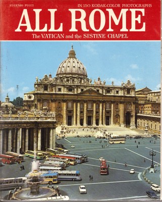 All Rome, In 150 Kodak-Color Photographs (Map and Plastic Cover) [Unknown