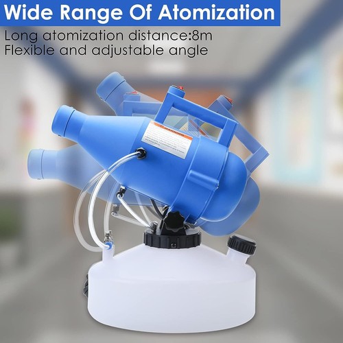 4.5L Portable Electric ULV Fogger Sprayer Disinfection Fogging Machine For Hotel - Picture 6 of 19