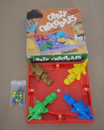 Vintage Wild Krokodile Crazy Crocodiles von Köhler 3D Spiel - Rarität - Bild 2 von 3