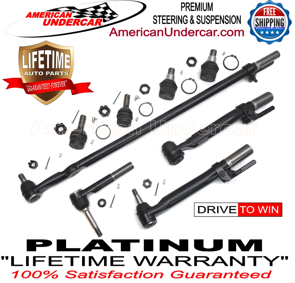 Kit de suspensión de dirección rótula Ford F250 Super Duty 2005-2010 4x4 de por vida Foto 2 de 4