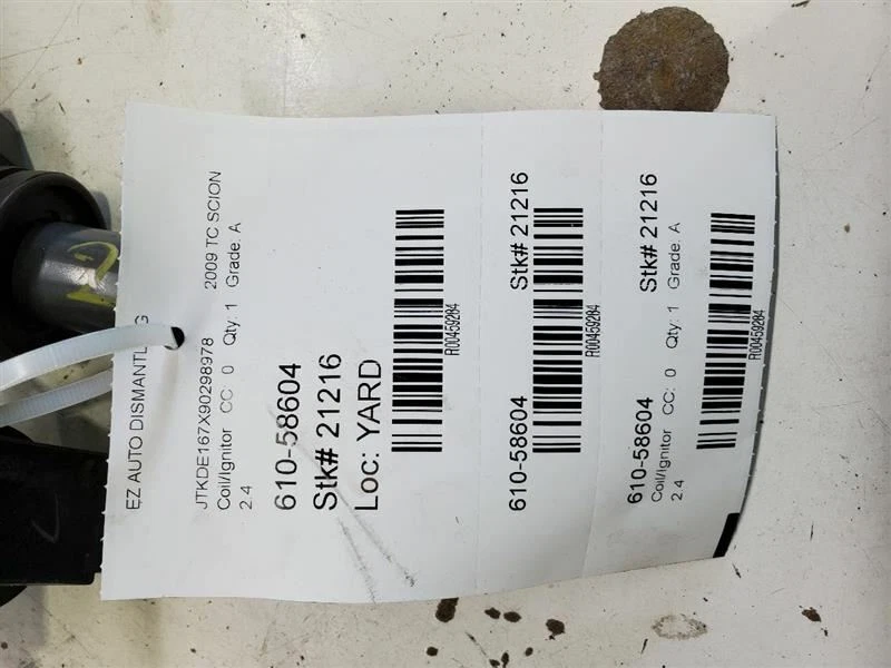 2002-2009, Scion TC, bobina/encendedor, 2,4 L, número de pieza: 90919-02244 Foto 4 de 4