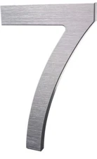 BetLight 8 Inch Modern House Numbers- Premium Aluminum Floating Home Address #7