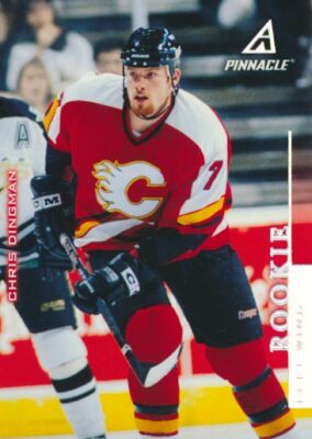 1997-98 Pinnacle #7 CHRIS DINGMAN - Rookie Card - Calgary Flames