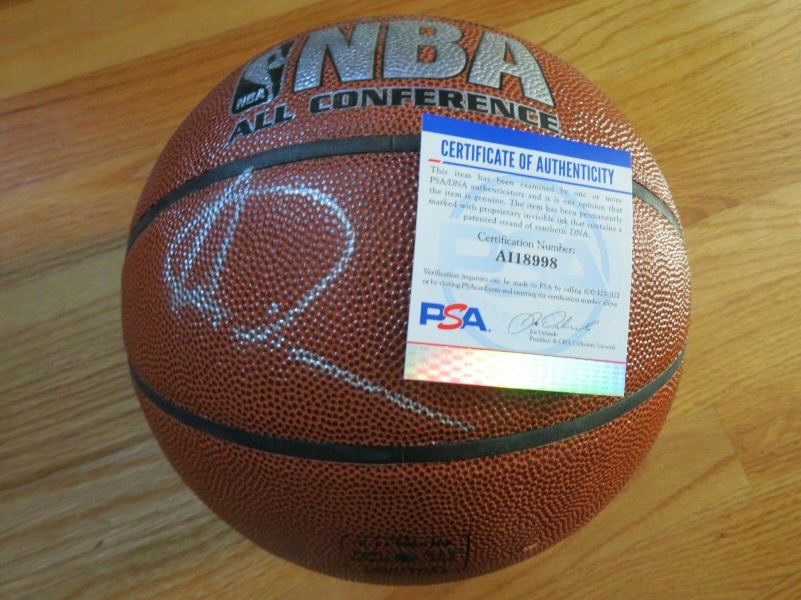 Artis Gilmore Autographed Signed Chicago Bulls HOFer NBA Basketball KENTUCKY COLONELS PSA 