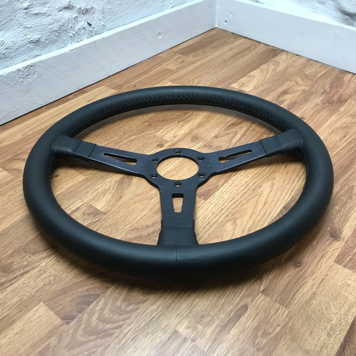 Genuine Lancia leather steering wheel. Delta Turbo HF Integrale