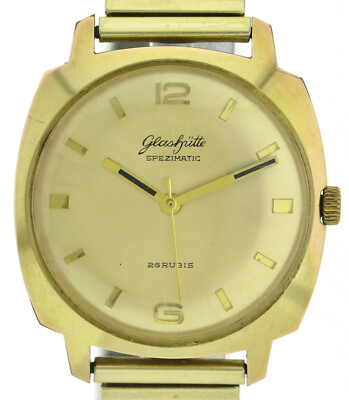 GUB Glashütte Spezimatic Automatic 74 Ø 35,5mm DDR Ostalgie Vintageuhr 