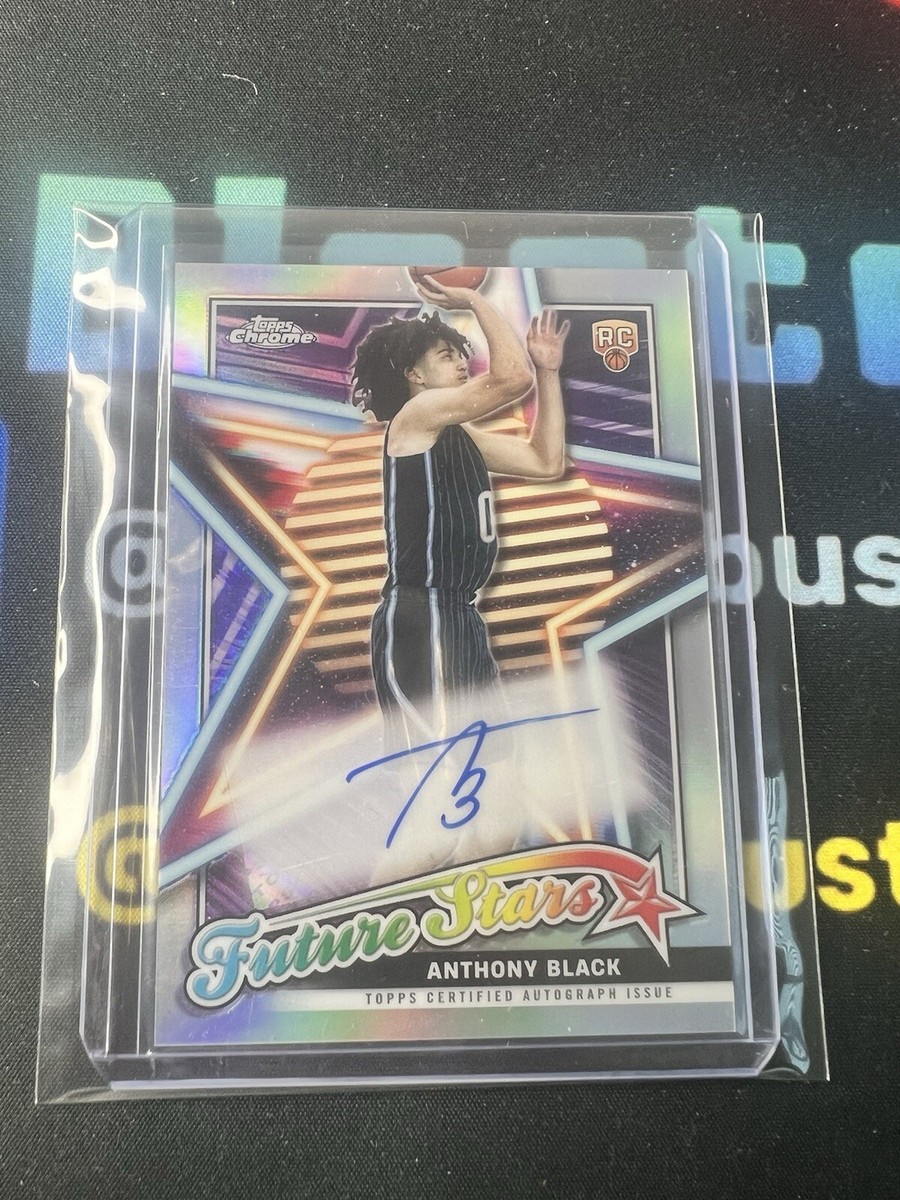 2024 Topps Chrome Basketball Anthony Black Future Stars Auto