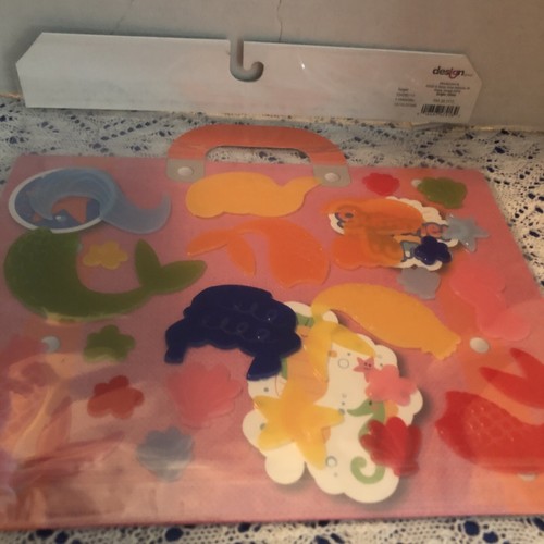 Summer funX3 Window Gel Cling Stickers Mermaids Ocean Fish- Vehicles Cars More - Picture 3 of 8