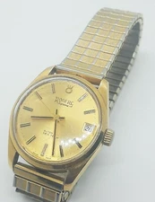 Rogers Supreme, Womens, Sea Tech, Automatic 17j, Swiss, Date, Runs, Gold Plated