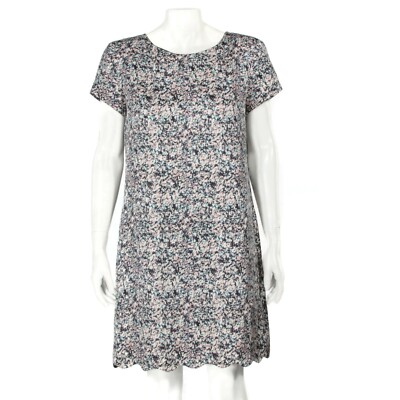 club monaco blue floral dress Roaring 20s formal dress in dark blue chiffon with handkerchief hem   LaVieDelight