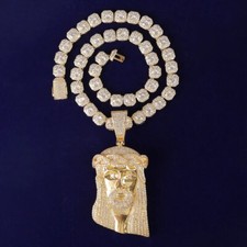 24k Yellow Gold Pendants for Men for sale