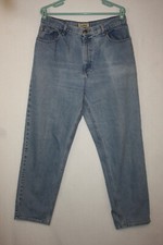 Vtg LL Bean Womens Original Fit Relaxed Denim Jeans Sz 16MT Meas 34x31 Lt Wash