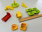Fisher Price Little People 12 vintage Pieces PLAYGROUND HOUSE SCHOOL CASTLE