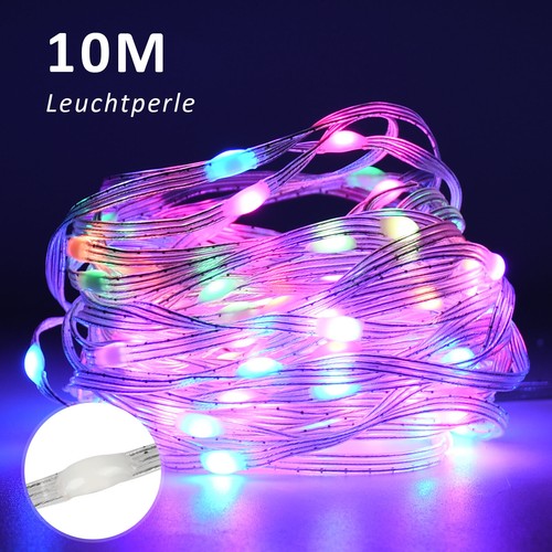 10m 20m Bluetooth APP WS2812B RGB IC LED String Fairy Lights Lichter Nachtlicht - Bild 5 von 12