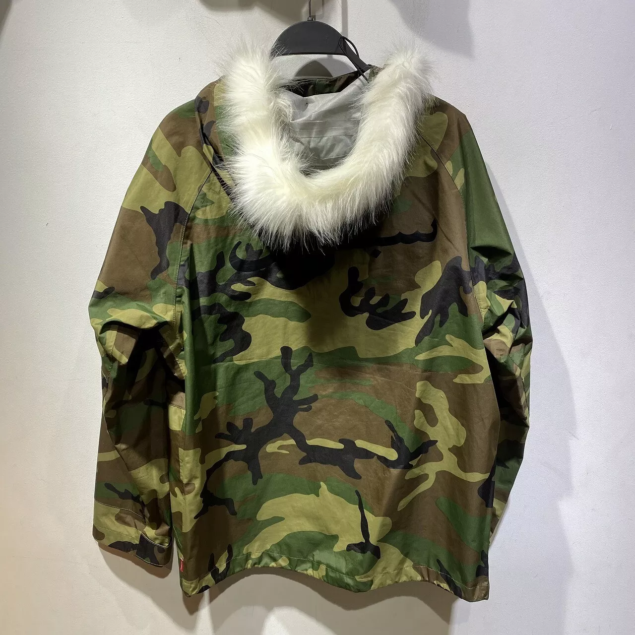 Parka militaire couture collée Supreme 15ss taille M camouflage homme