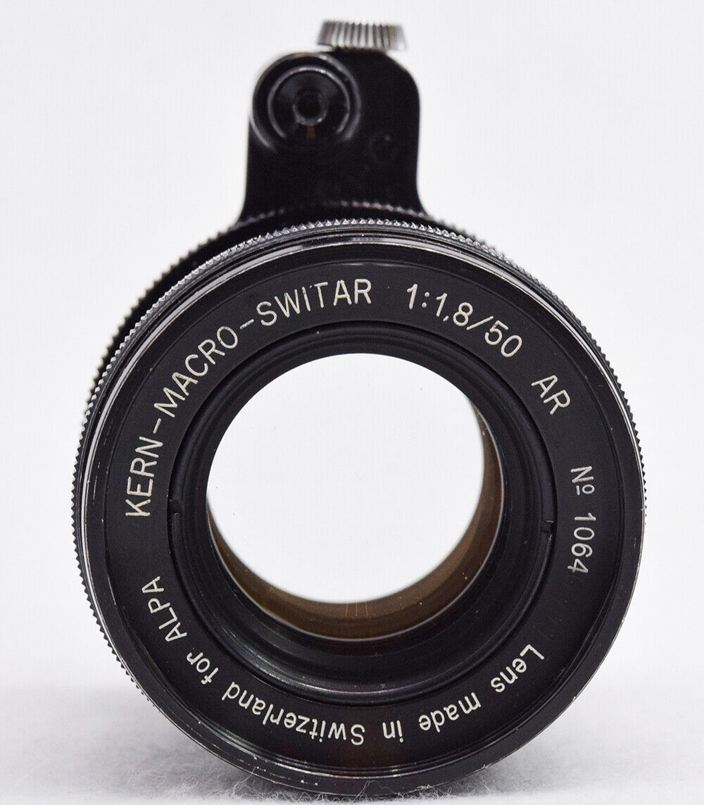 Ex+ Alpa Kern Macro-Switar 50mm f/1.8 1.9 AR Lens