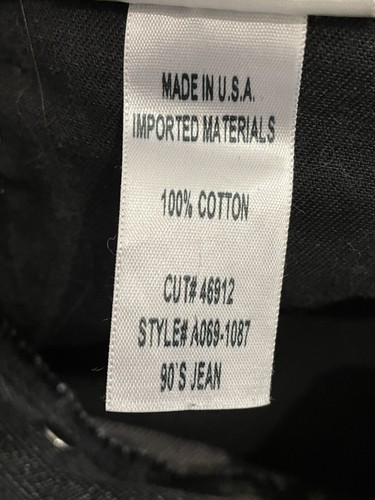 Agolde 90’s Jeans Fade Black Size 25 Button Fly High Rise - Picture 7 of 10