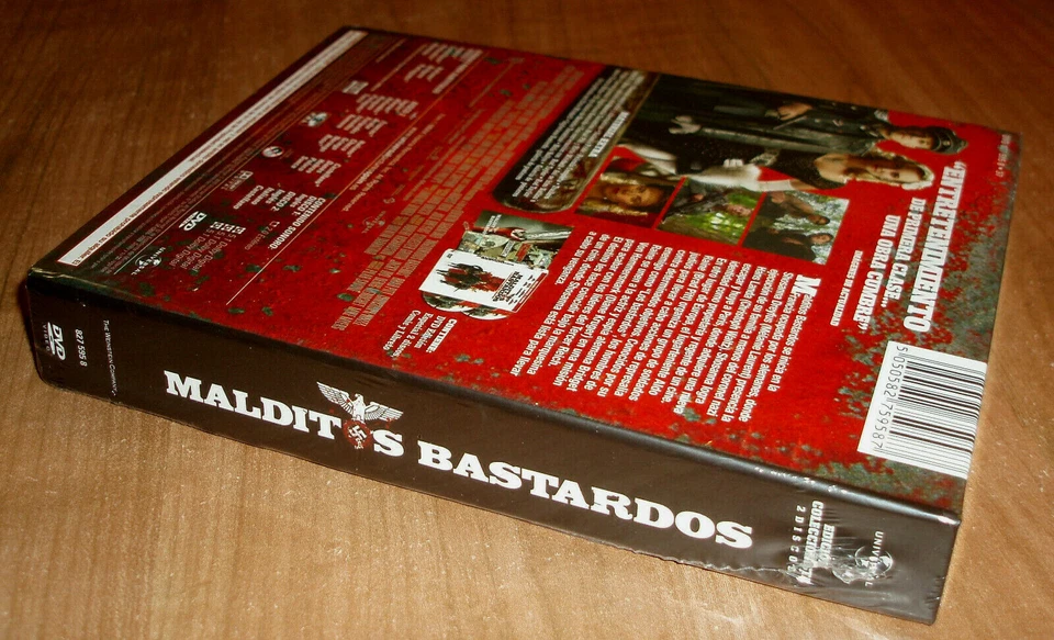 MALDITOS BASTARDOS EDICION COLECCIONISTA 2 DVD+LIBRETO+COMIC NUEVO (SIN ABRIR R2 - Imagen 4 de 4