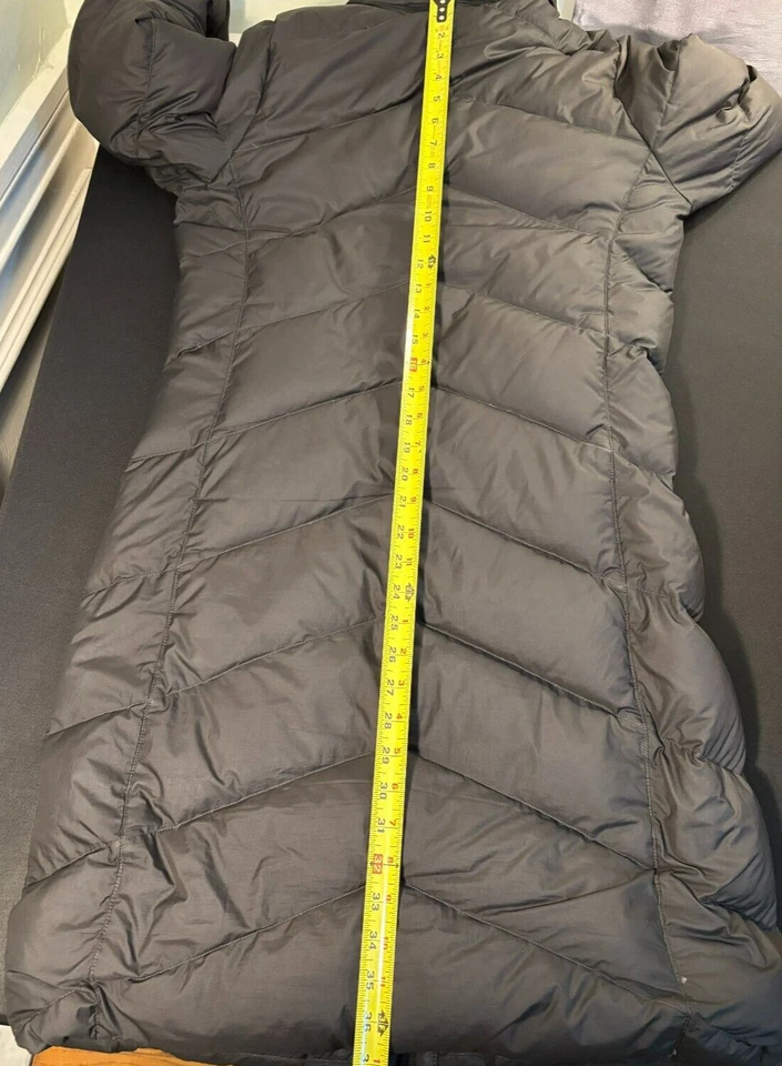 Marmot 700 Fill Down Long Puffer Coat Black Women’s Medium EXC Jacket - Imagem 4 de 4