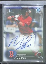 2016 Bowman Chrome Autograph #CPA-MD Mauricio Dubon