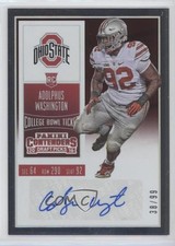 2016 Contenders Draft Picks Bowl Ticket 38/99 Adolphus Washington #181 Auto 0f3j
