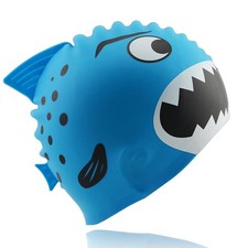 Kids Swim Cap Goggle, Fun Swimming Cap Goggle for Kids  Toddlers,High Elasti...