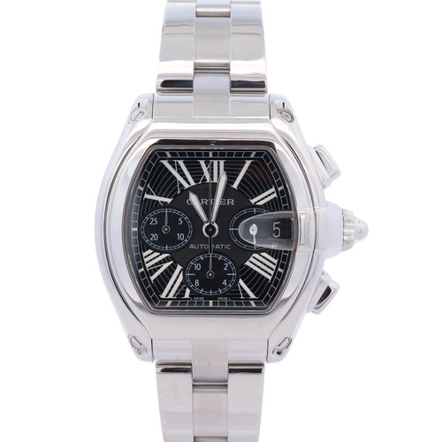 Cartier Roadster 43mm Black Dial Watch Ref# W62020X6