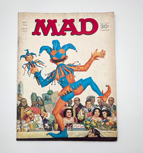 MAD Magazine MAD Series Issue #114 October 1967 Illustrated Humor & Satire Mingo