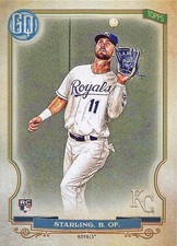 Bubba Starling 2020 Topps Gypsy Queen 147 KC Royals Rookie BASEBALL Card