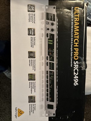 Behringer SRC2496 ULTRAMATCH PRO 24-Bit / 96KHZ A/D-D/A Sample Rate Converter