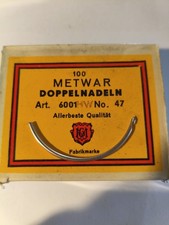 Metwar Doppelnadeln 6001 HW  No. 47 für Doppelmaschine Rafflenbeul MS 55/MS200