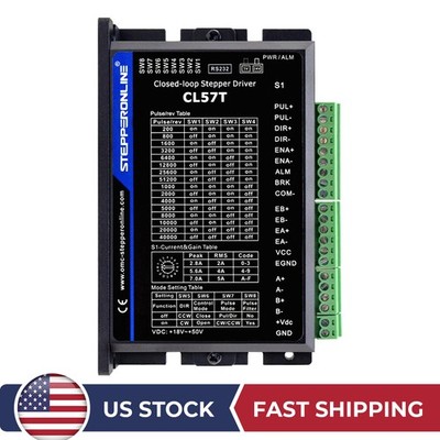 STEPPERONLINE Nema 23 24 Closed Loop Stepper Motor Driver CL57T 0-8.0A 24-48VDC
